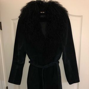 Avenue Suede and Lambs fur coat